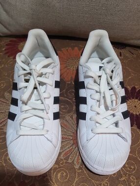 Adidas Superstar white and black Low-Top Sneakers